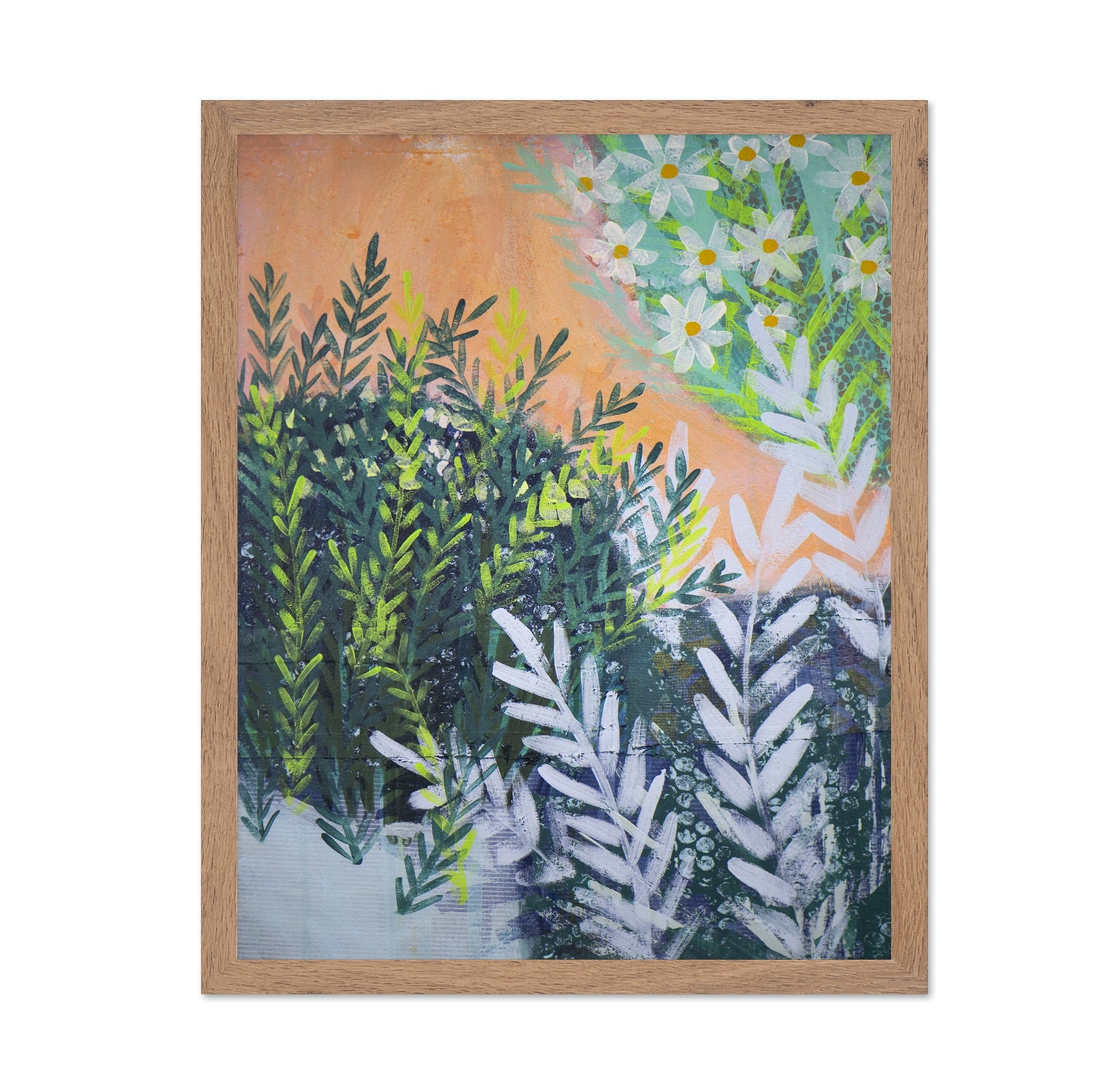 Abstract Daisy Garden