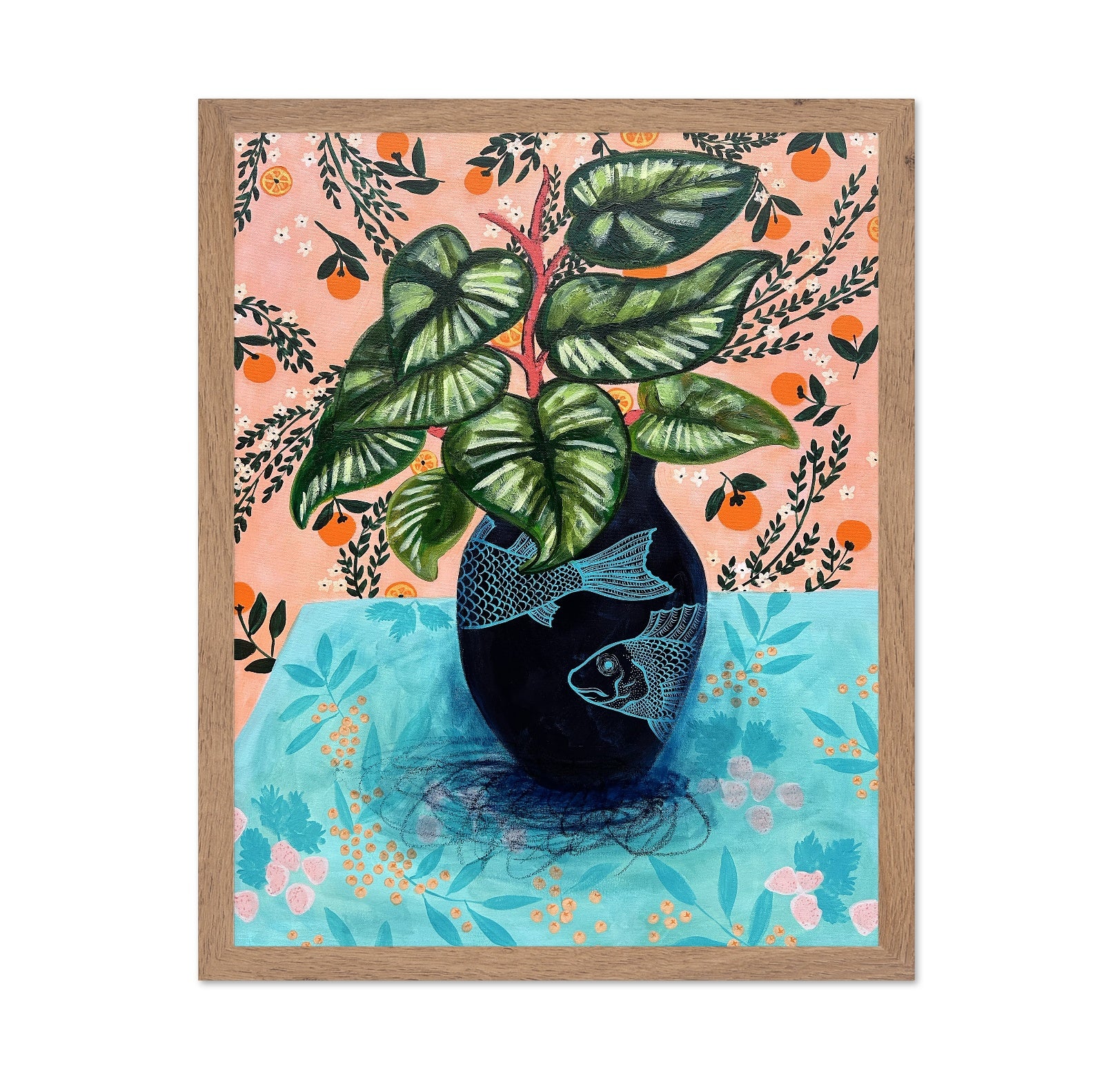 Fish Vase Botanical