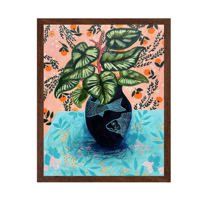 Fish Vase Botanical