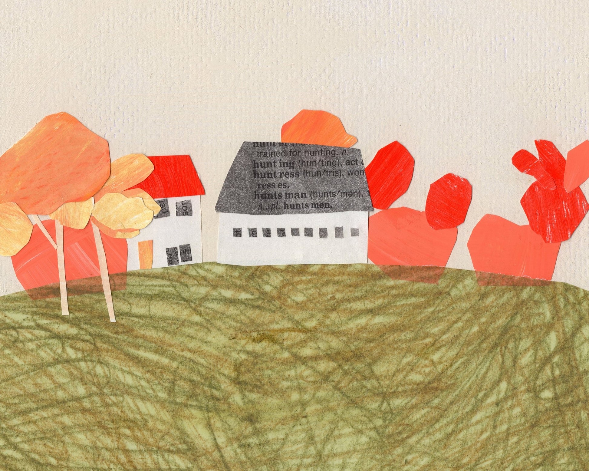 Paper Village Landscape