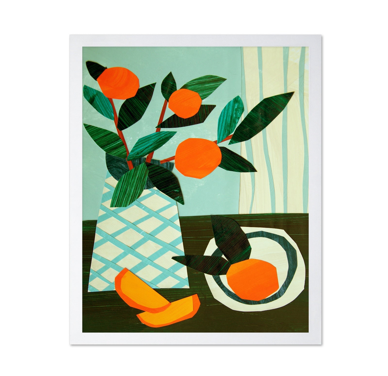 Citrus Still Life Vase