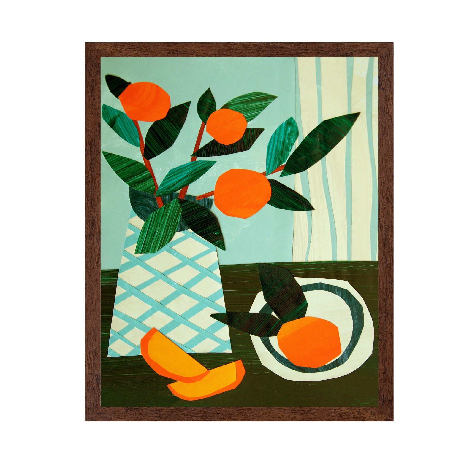 Citrus Still Life Vase