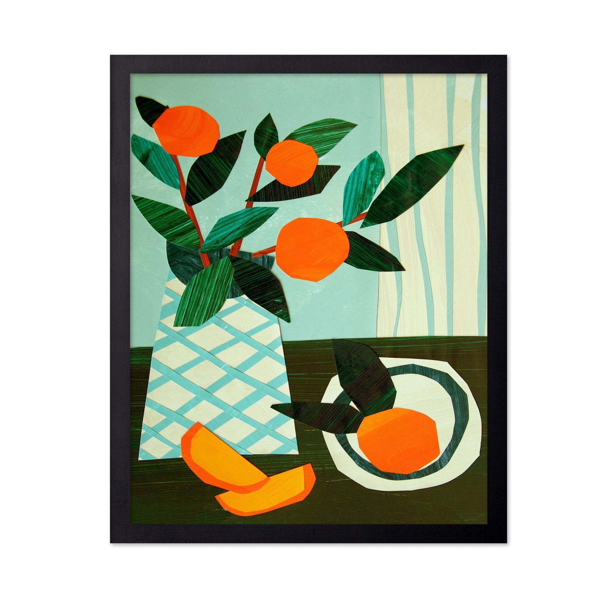 Citrus Still Life Vase