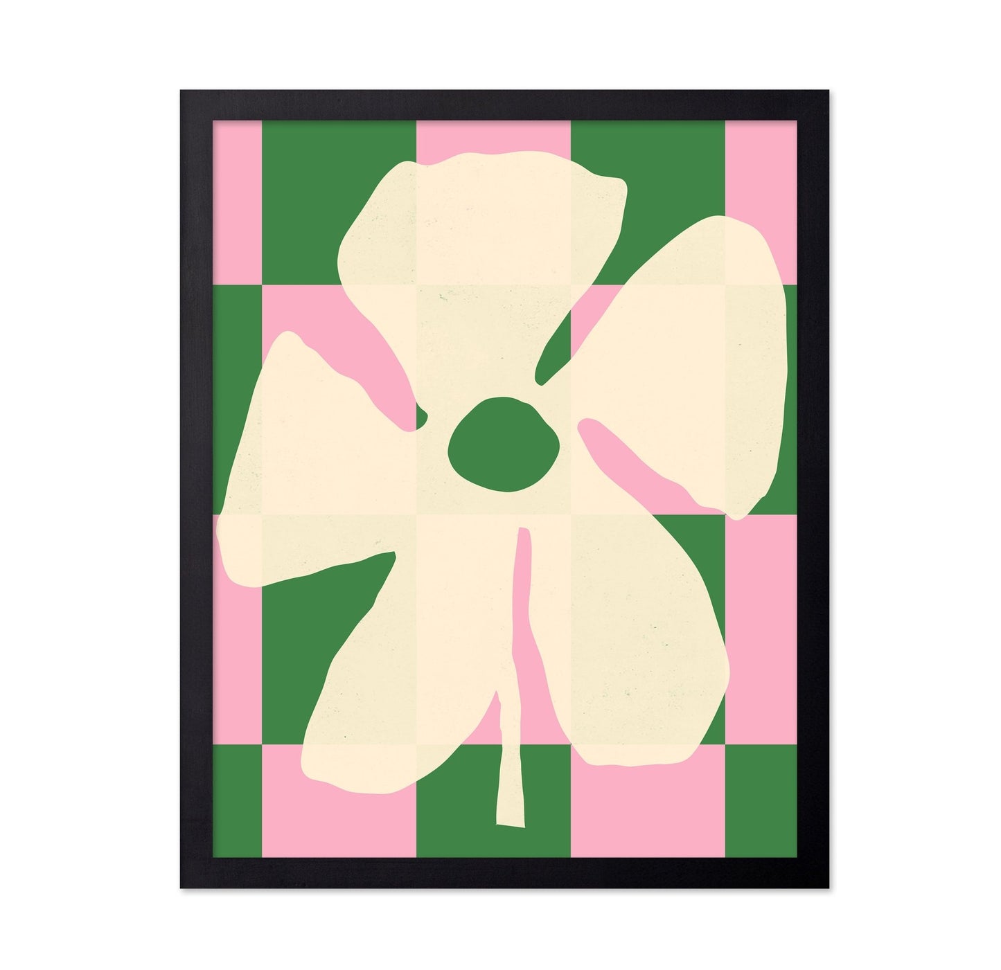 Floral Checkered Bloom