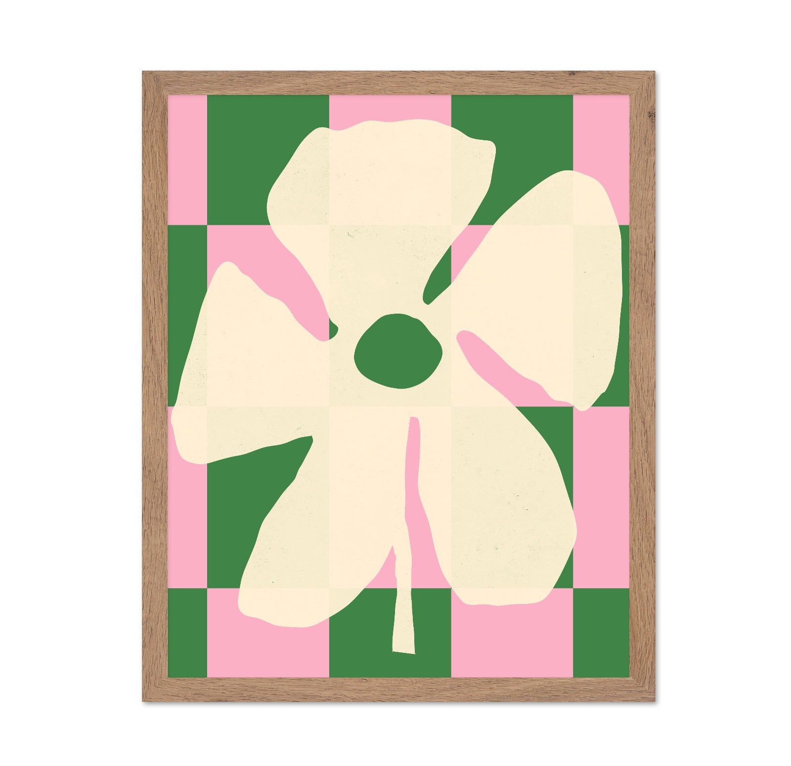 Floral Checkered Bloom