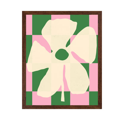 Floral Checkered Bloom