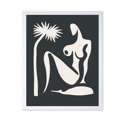 Minimal Nude Palm Figure