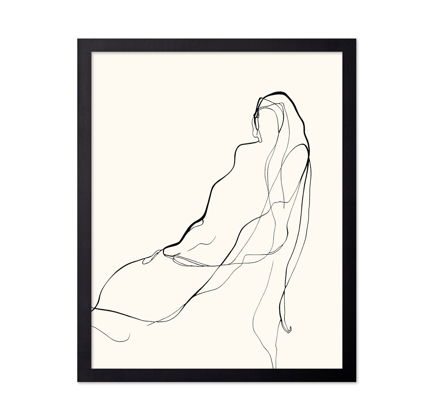 Reclining Line Figure