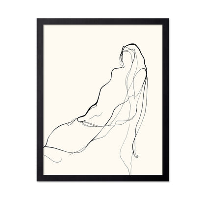 Reclining Line Figure