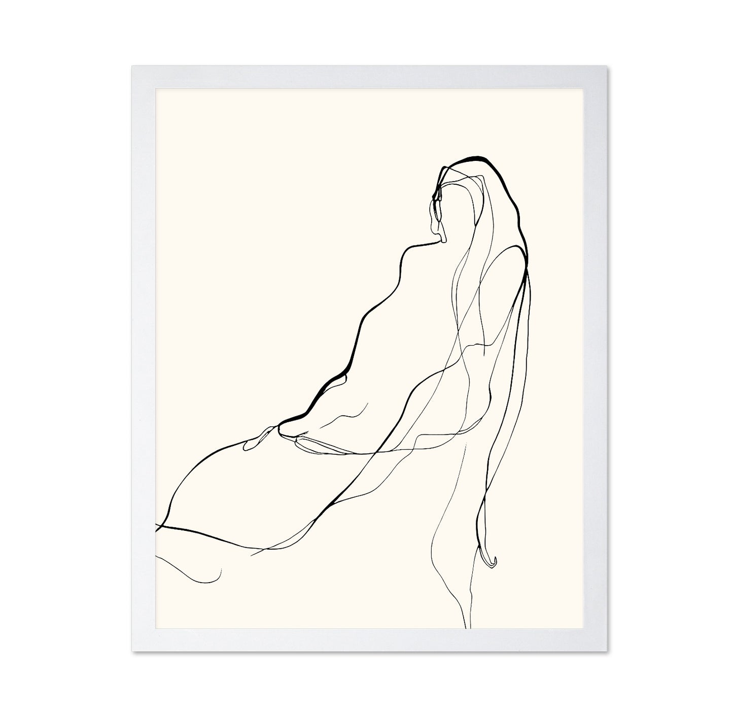 Reclining Line Figure