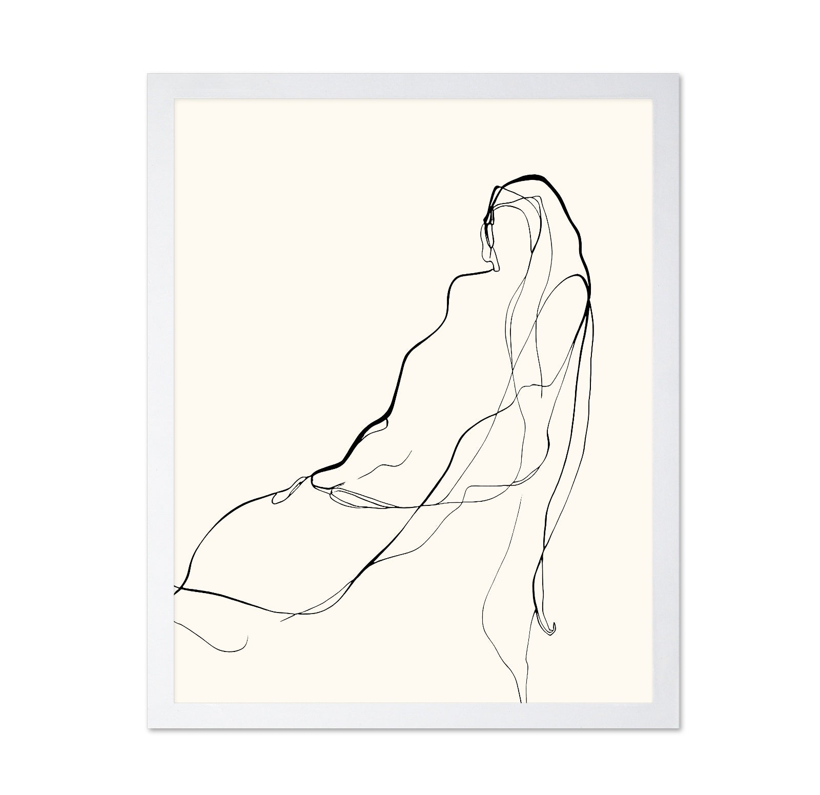 Reclining Line Figure