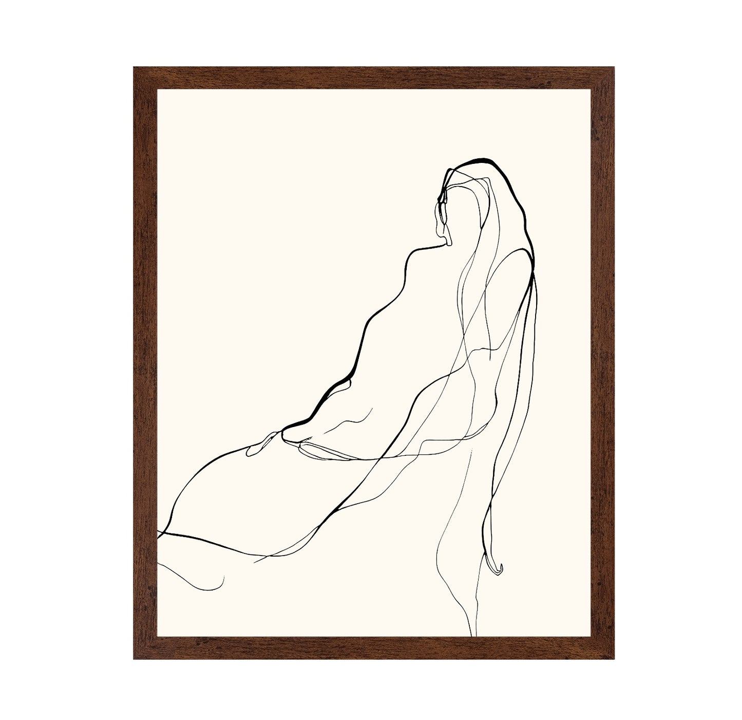 Reclining Line Figure