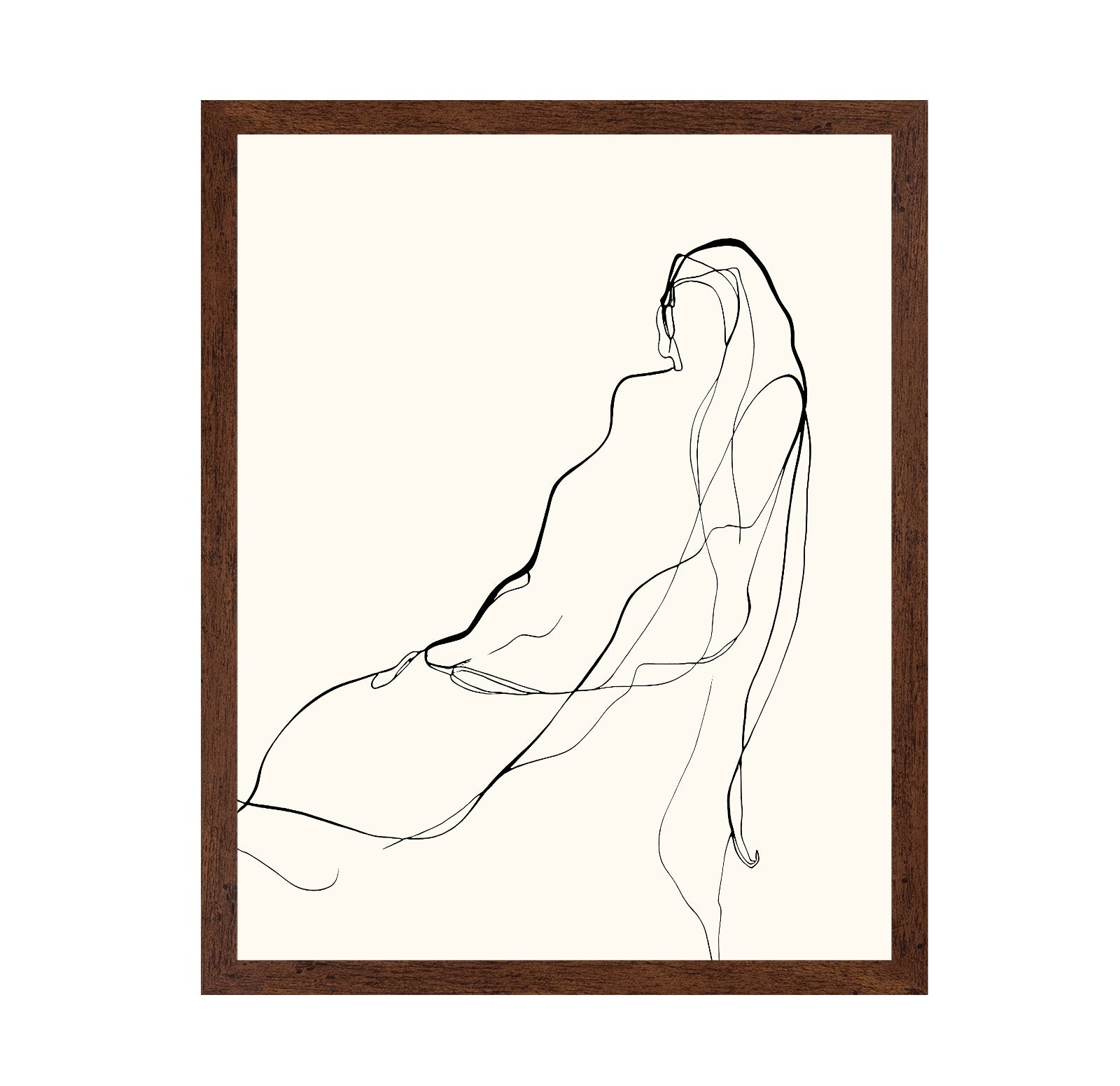 Reclining Line Figure