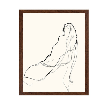 Reclining Line Figure