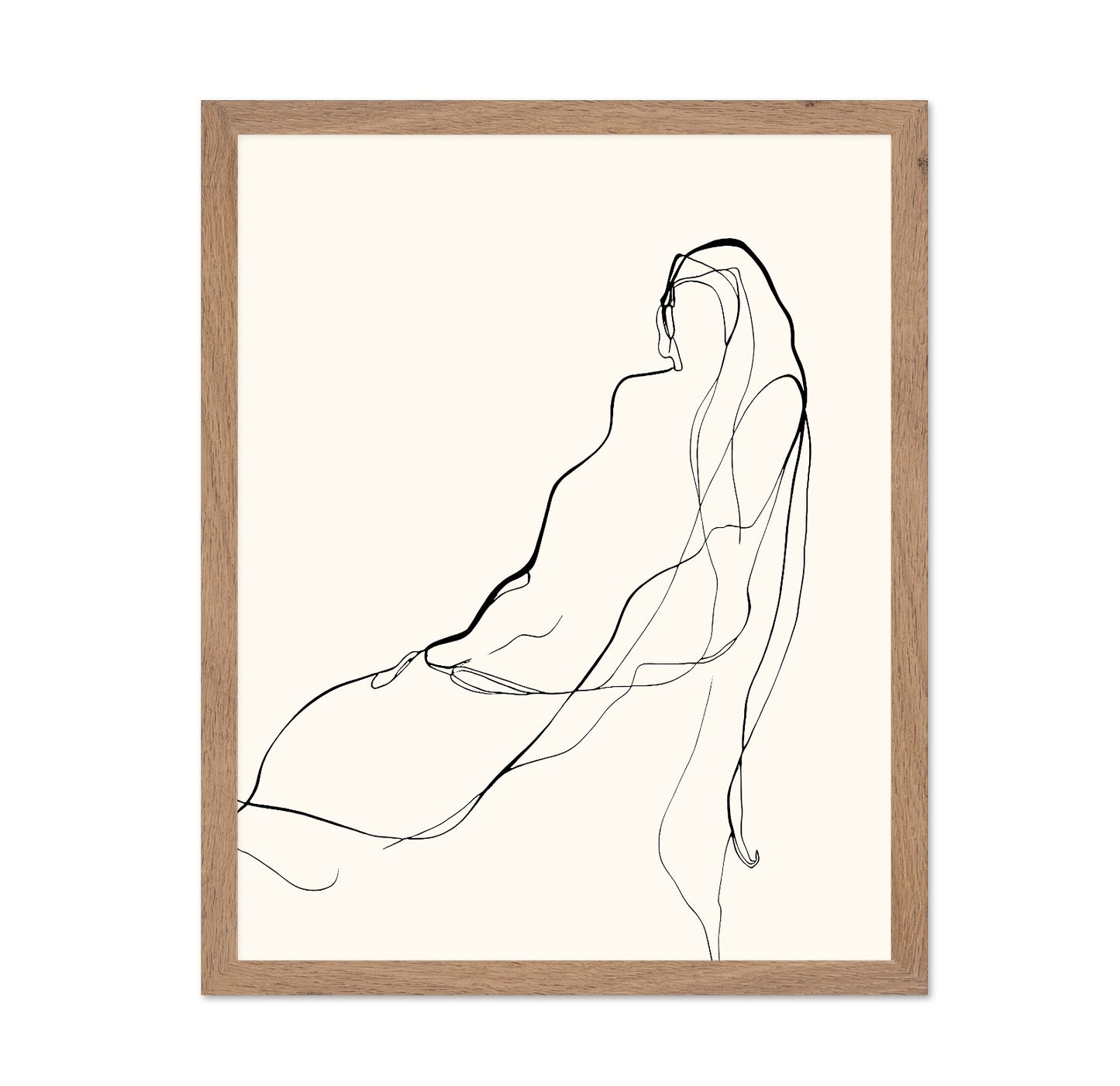 Reclining Line Figure