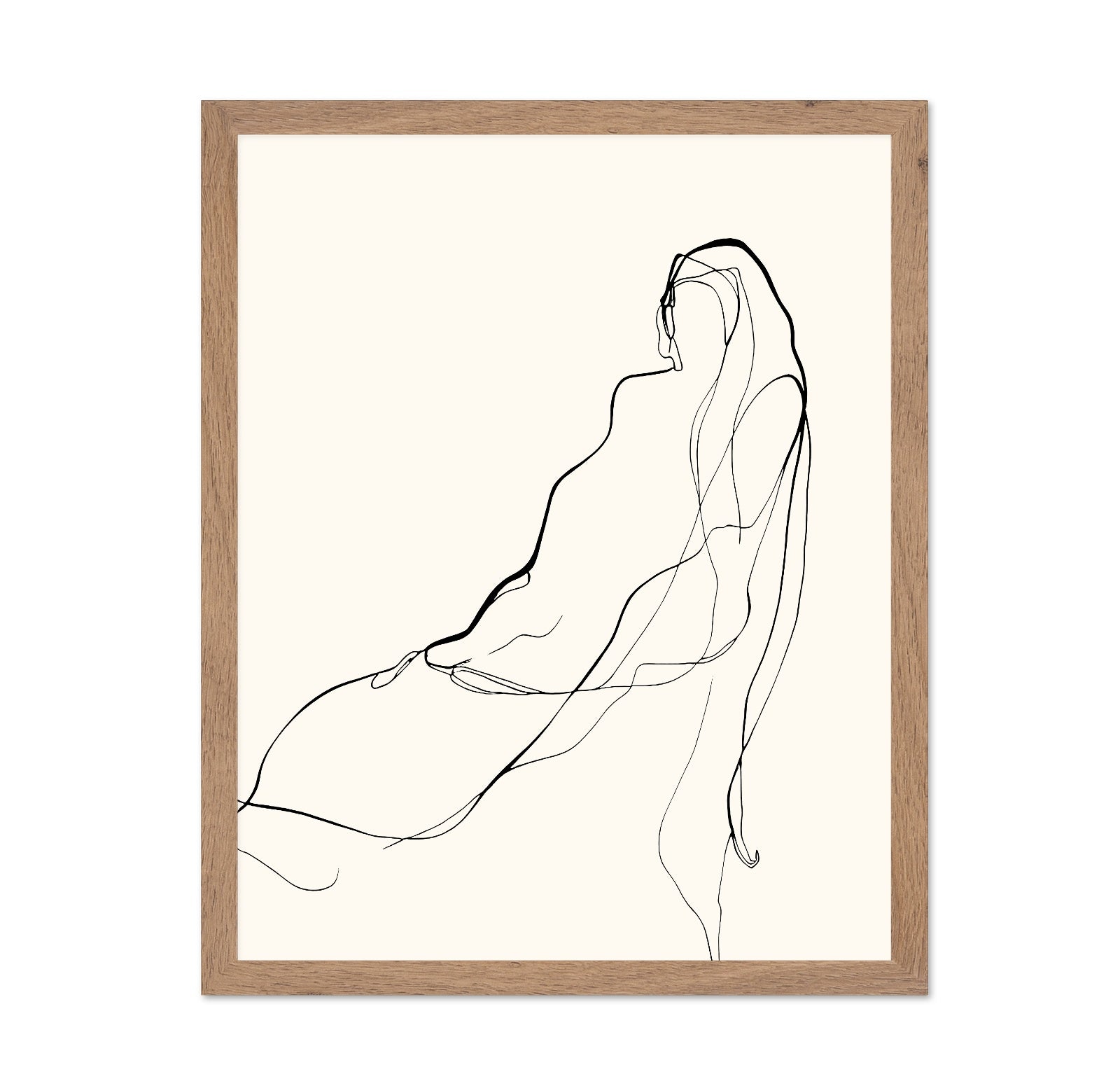 Reclining Line Figure