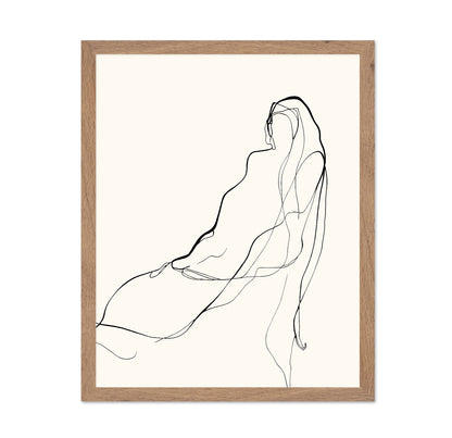 Reclining Line Figure