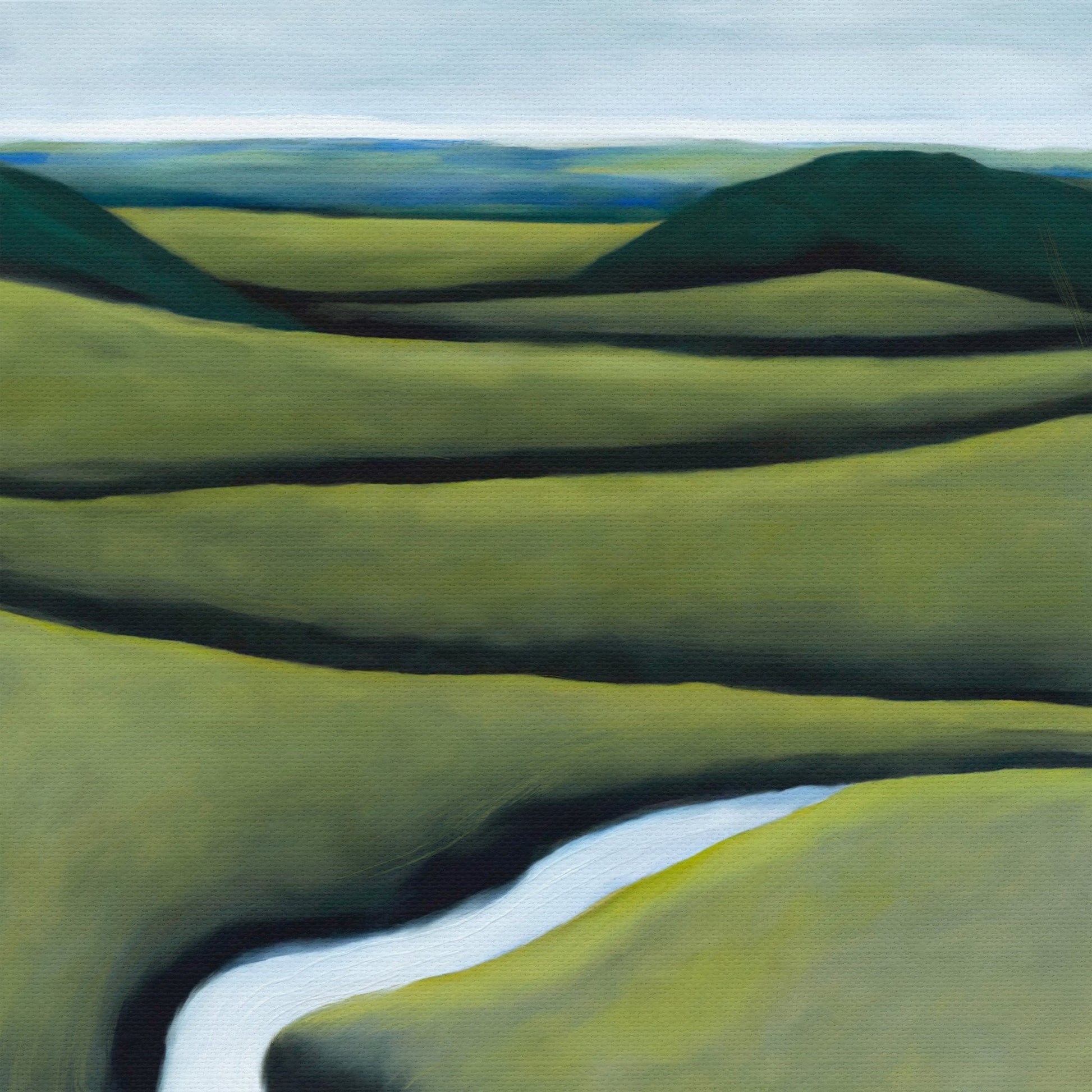 Rolling Green Hills No6