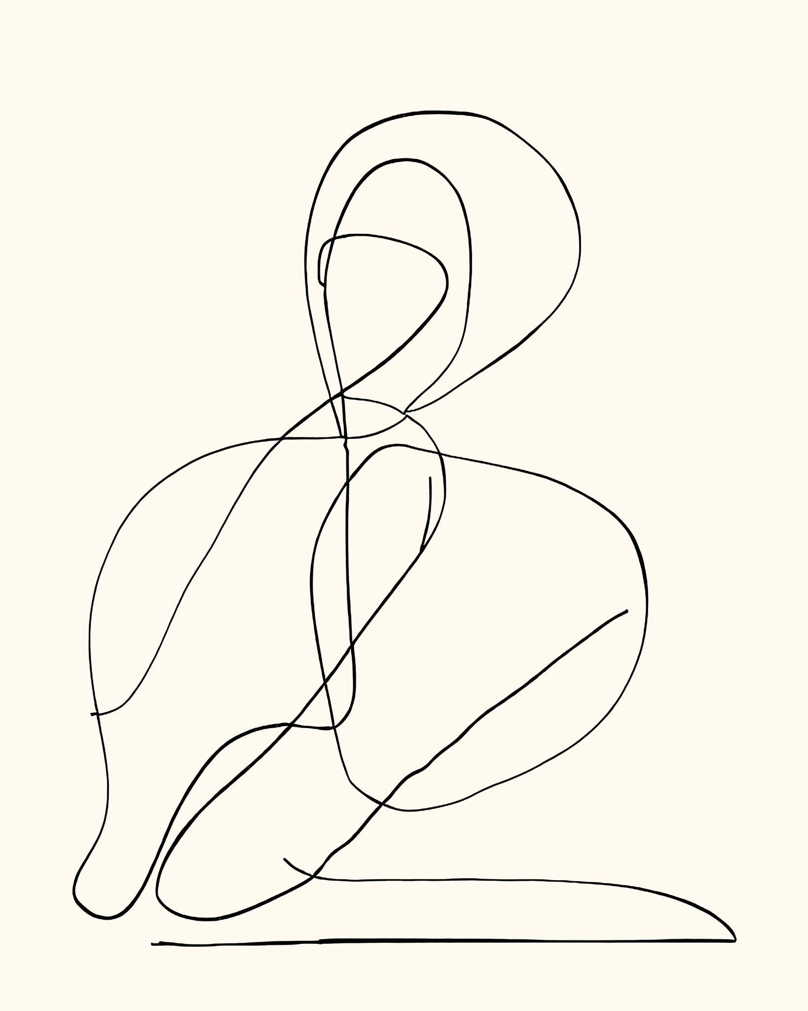 Minimal Line Figure No2
