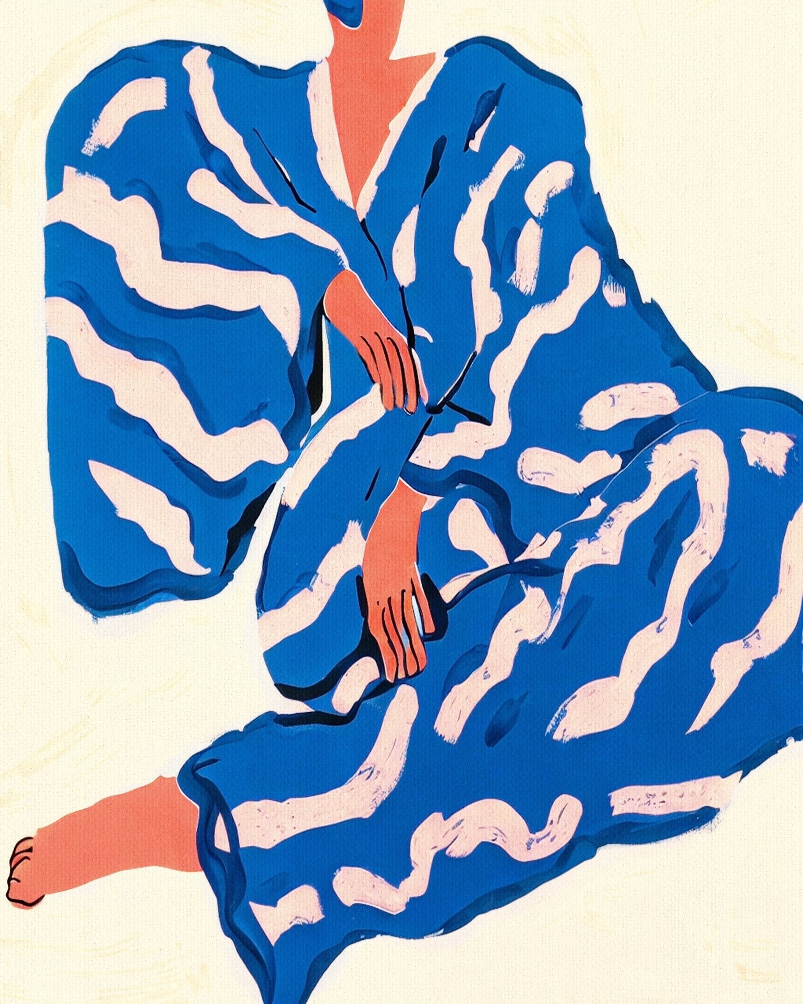 Blue Pattern Fashion