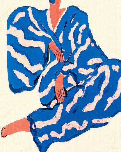 Blue Pattern Fashion