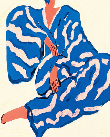 Blue Pattern Fashion