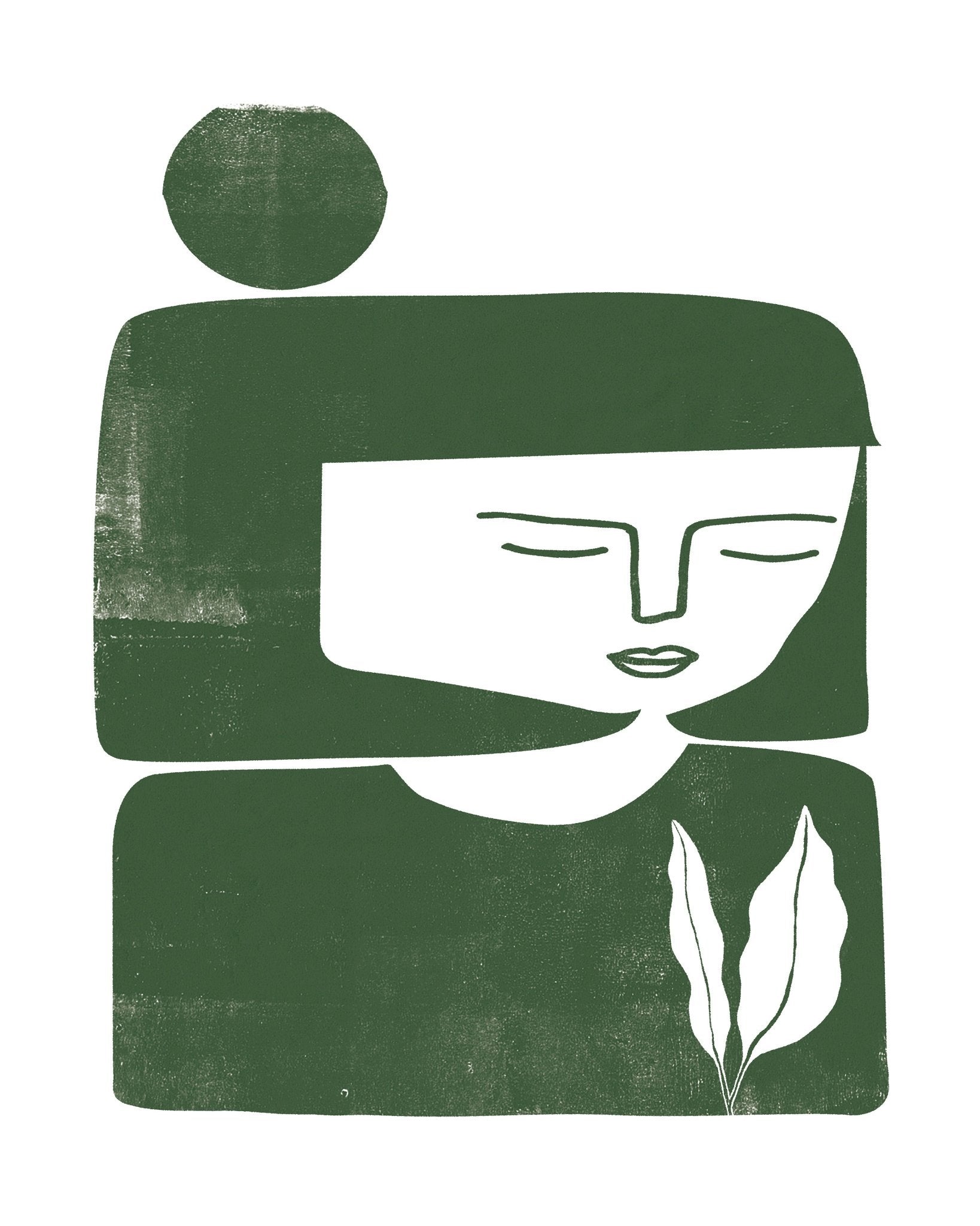 Minimal Woman Portrait No2