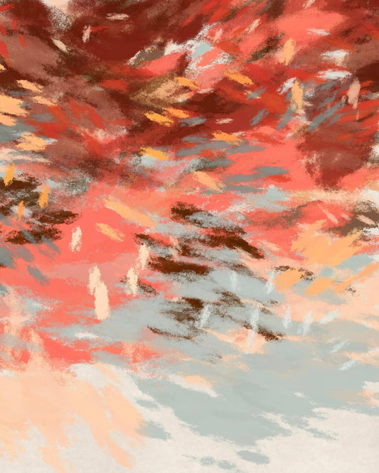 Coral Sky Layers