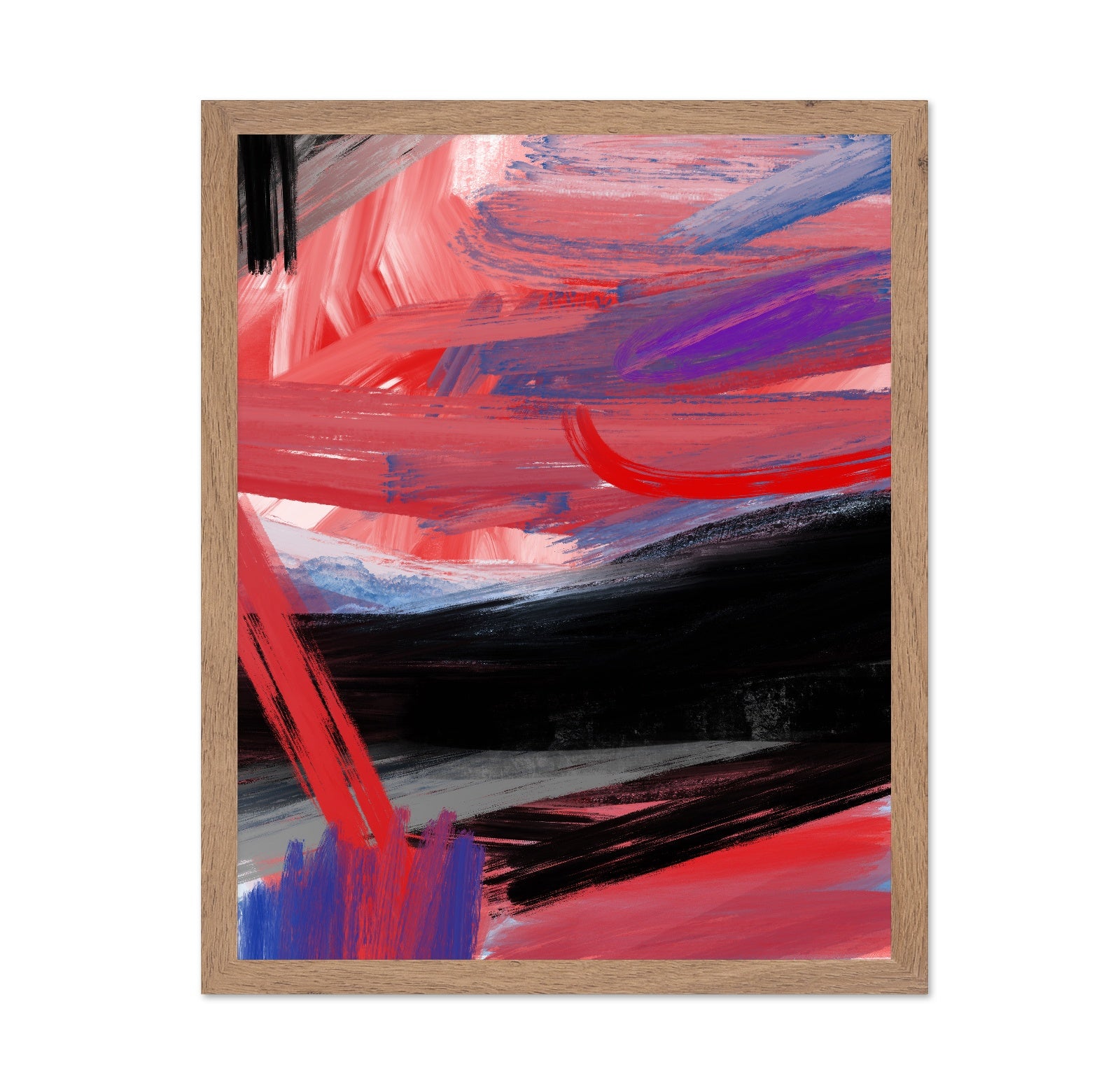 Crimson Motion Abstract No2