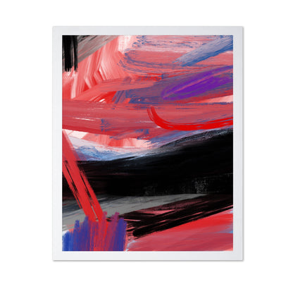Crimson Motion Abstract No2