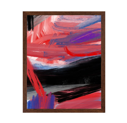 Crimson Motion Abstract No2