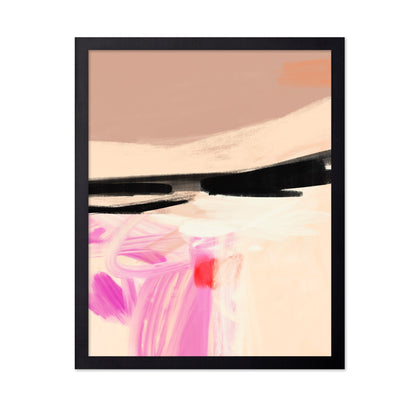 Blush Horizon Abstract No2