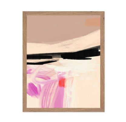 Blush Horizon Abstract No2