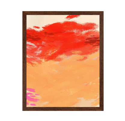 Crimson Sunset Sky