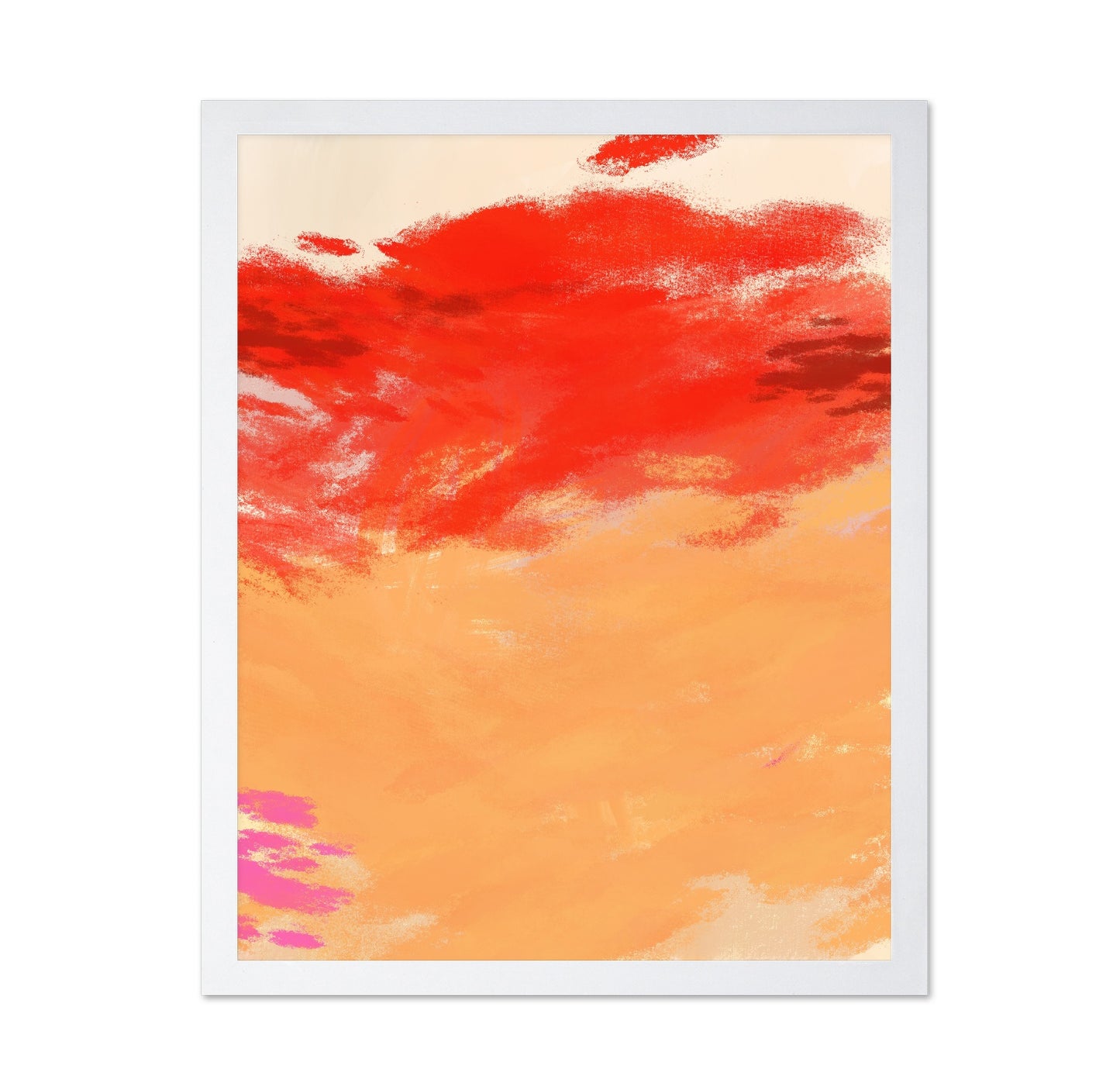 Crimson Sunset Sky