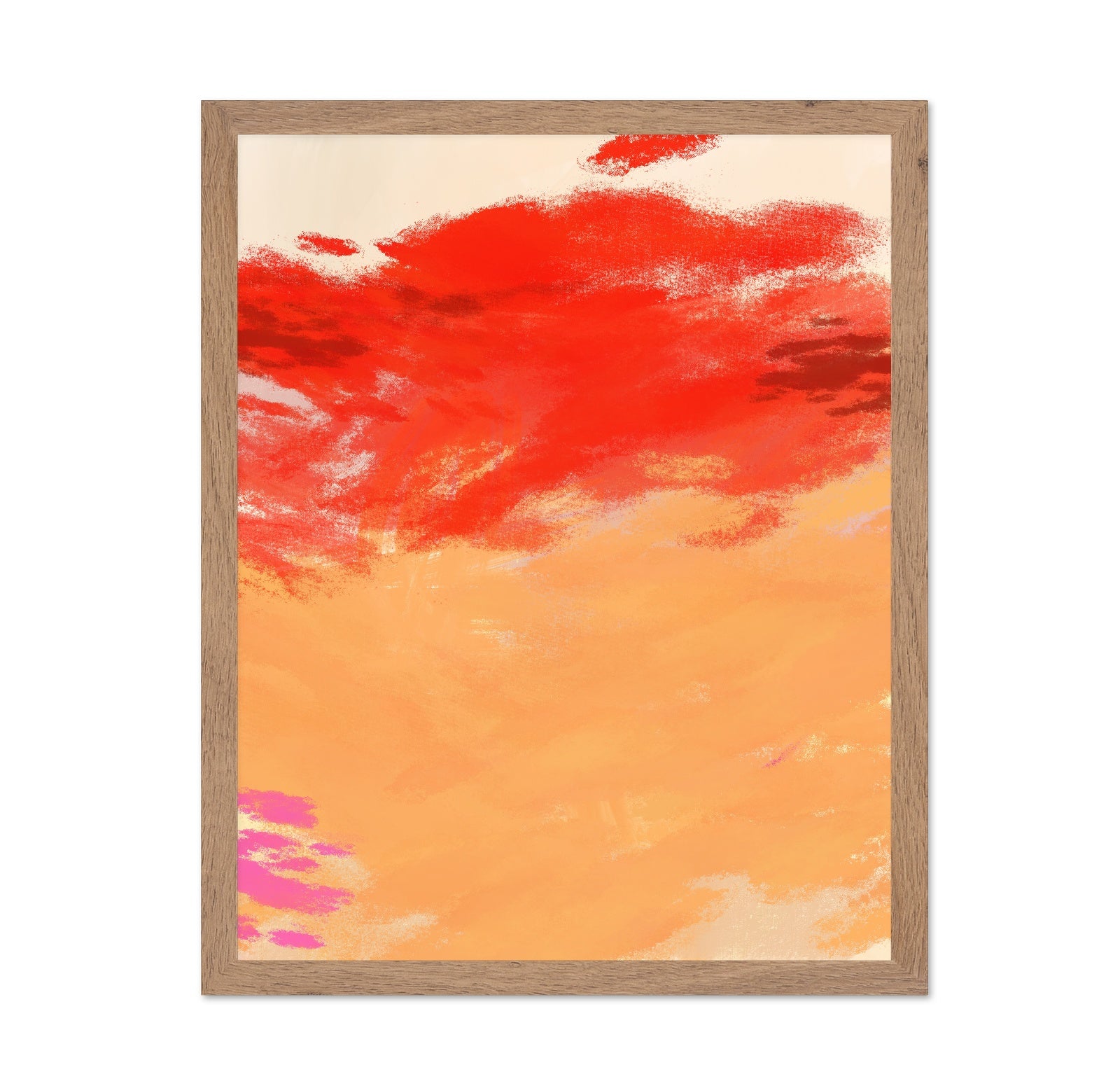 Crimson Sunset Sky