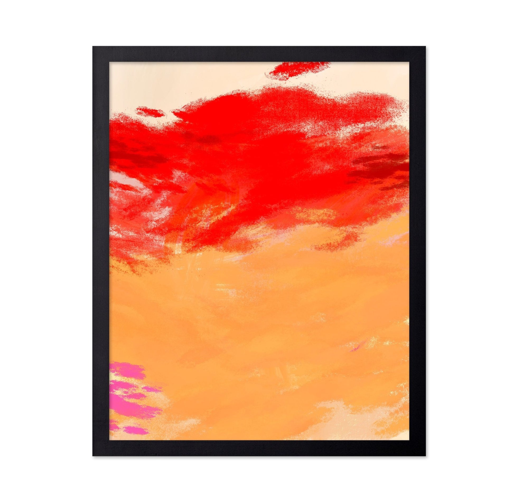 Crimson Sunset Sky