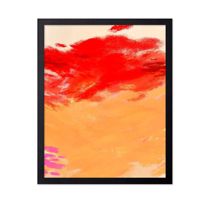 Crimson Sunset Sky
