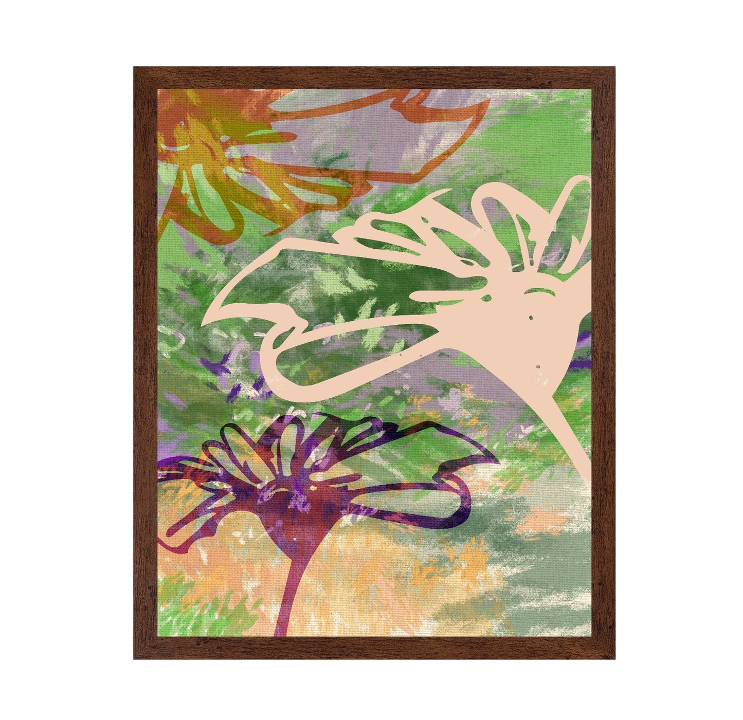 Abstract Floral Layers