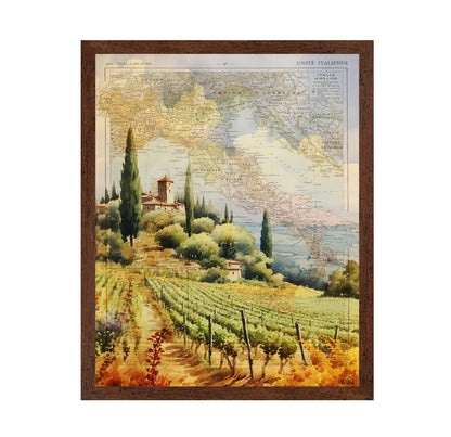Tuscan Vineyard Map