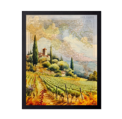 Tuscan Vineyard Map