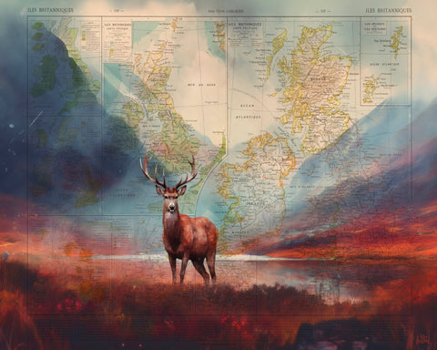 Highland Stag Map