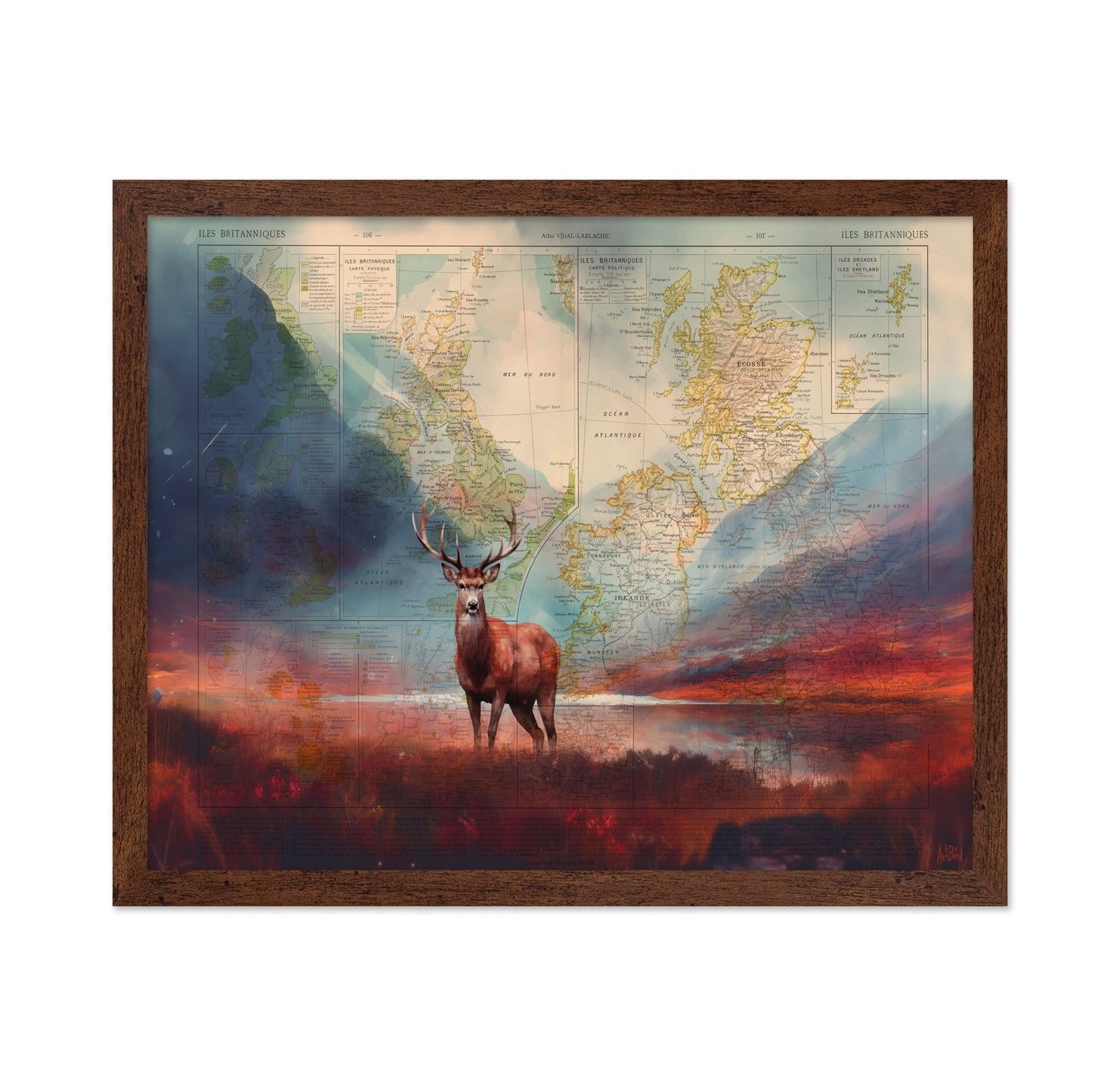 Highland Stag Map