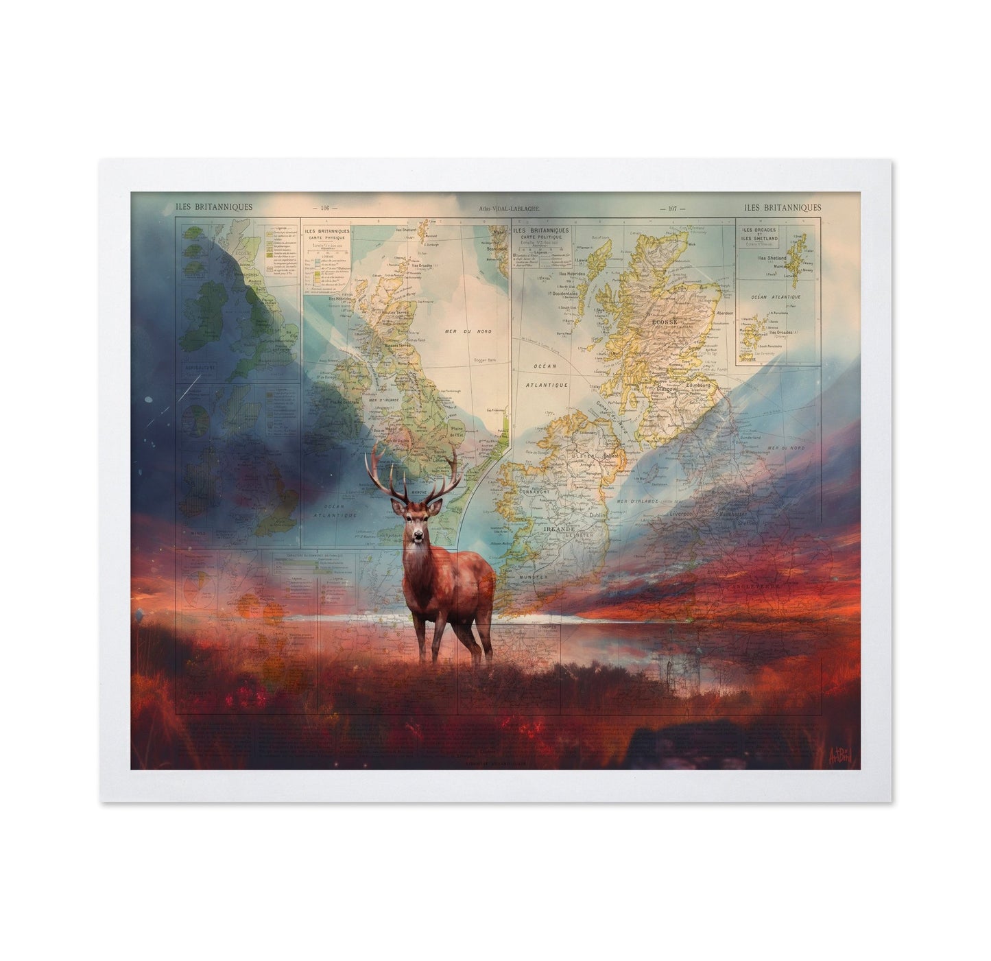 Highland Stag Map