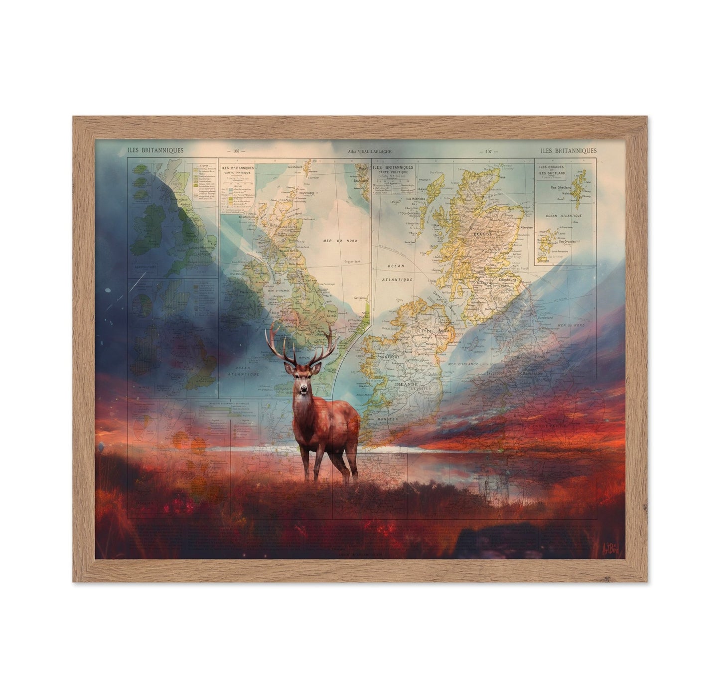 Highland Stag Map