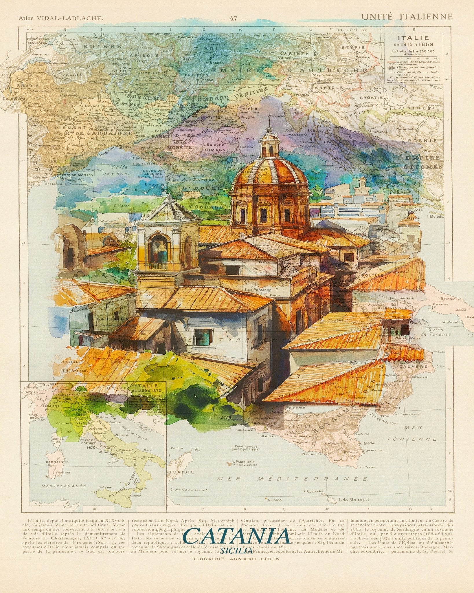 Italian Rooftops Map