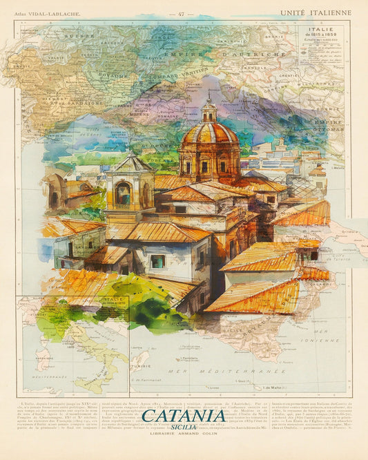 Italian Rooftops Map