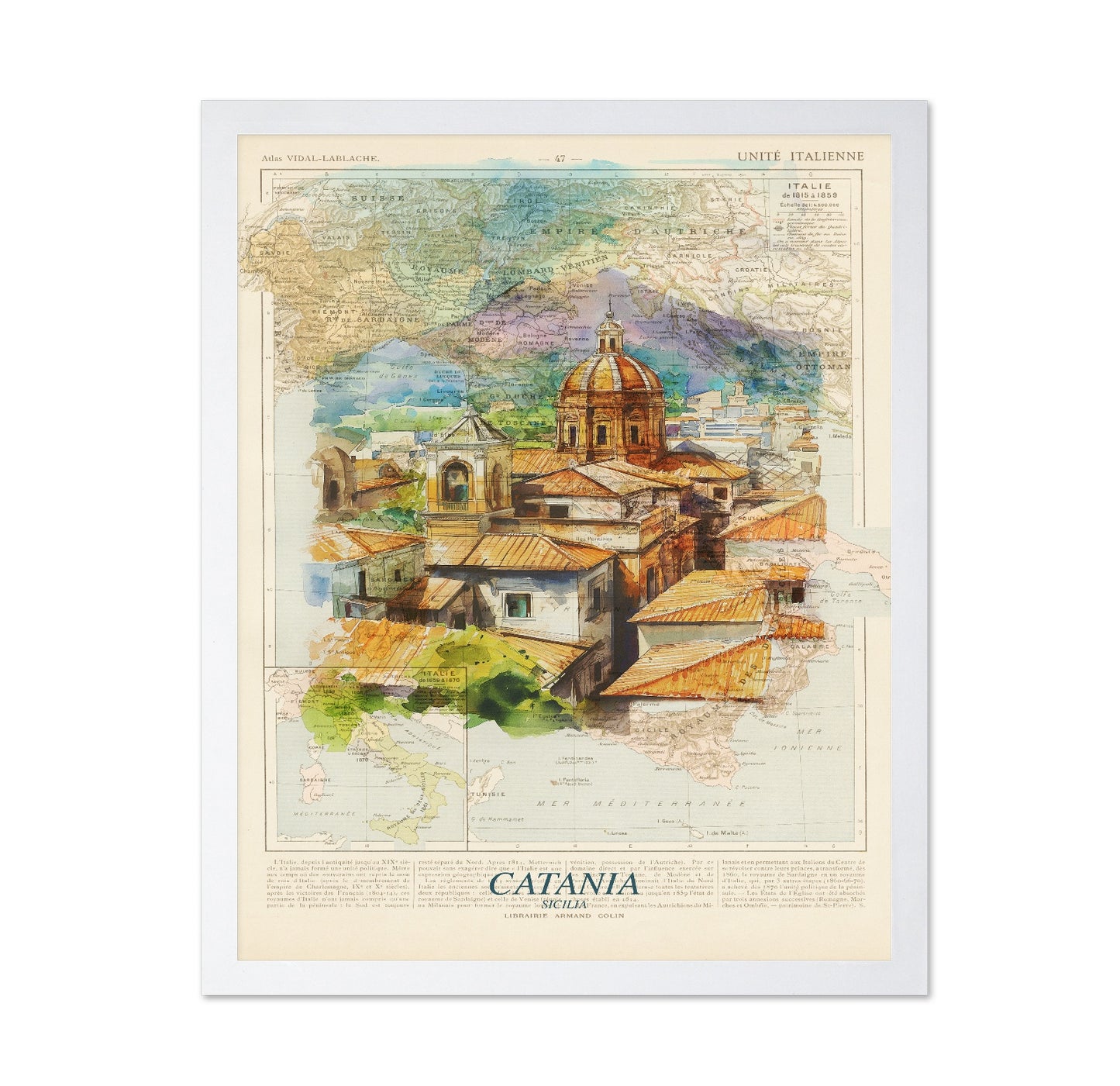 Italian Rooftops Map