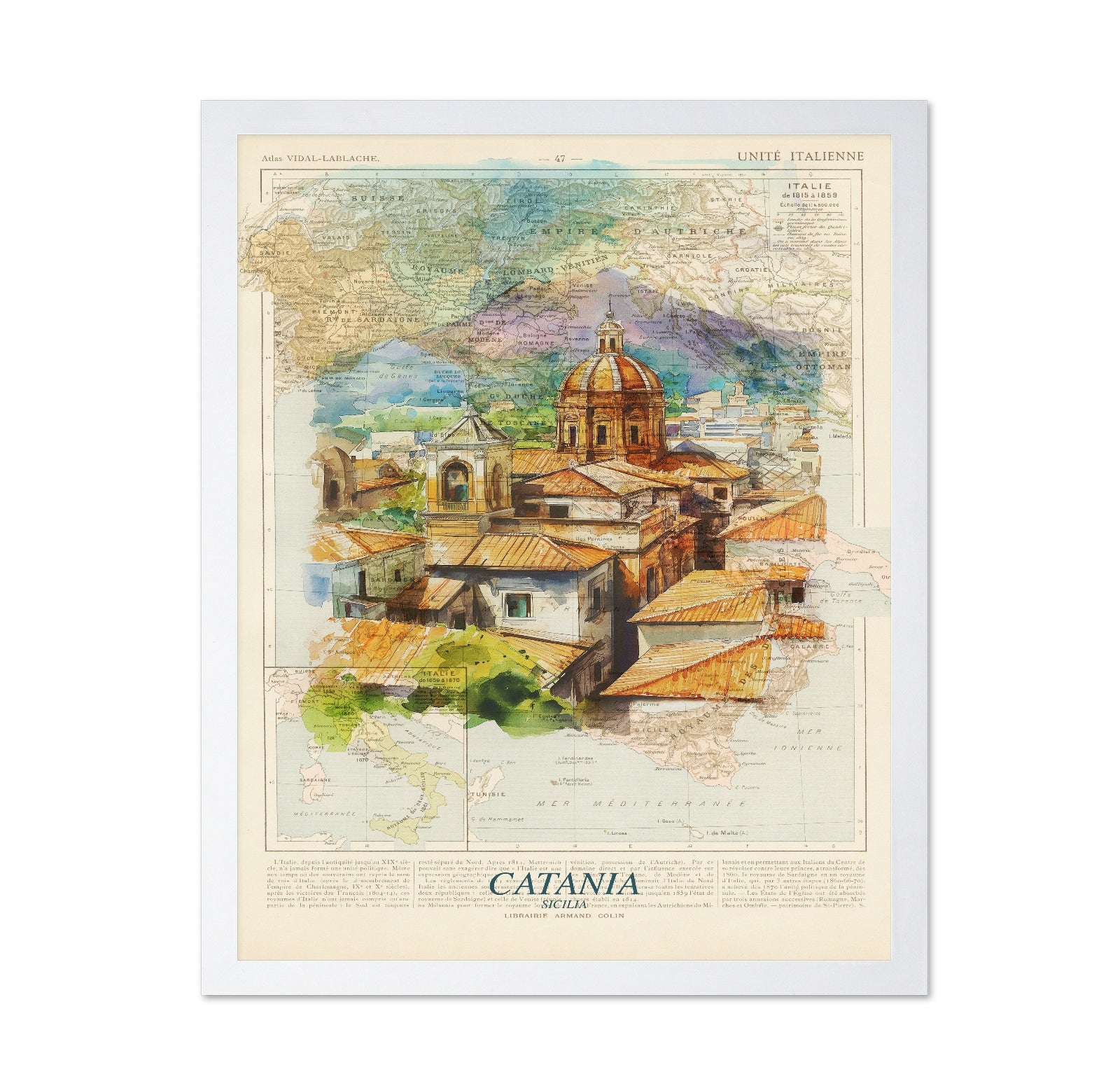 Italian Rooftops Map