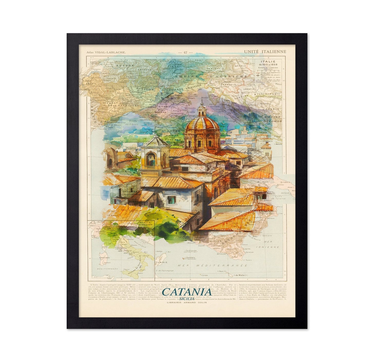 Italian Rooftops Map